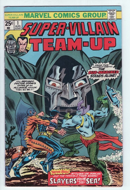 SUPER-VILLIAN TEAM-UP #1 - 2.5 - OW-W - Sub-Mariner - Dr. Doom