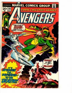 Avengers # 116 VG/FN Marvel Comic Book Silver Surfer Vision Hulk Thor J265