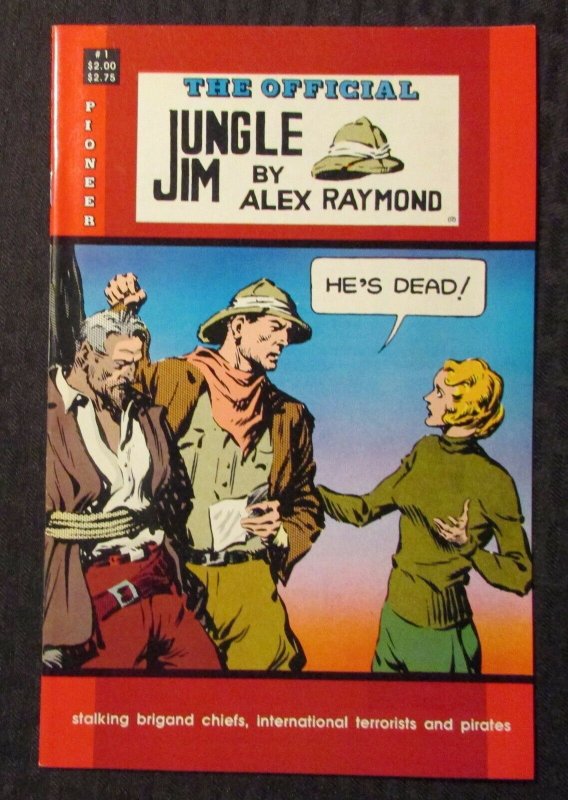 1988 The Official JUNGLE JIM #1 by Alex Raymond FVF 7.0 Pioneer Comic