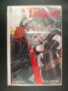 Brian Pulido's Lady Death Dark Horizons #1 Blood Red Foil Cover 820023008414