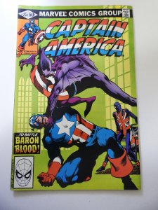 Captain America #254 (1981) FN Condition