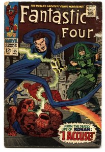 FANTASTIC FOUR #65 comic book 1st RONAN THE ACCUSER-1967-GOTG