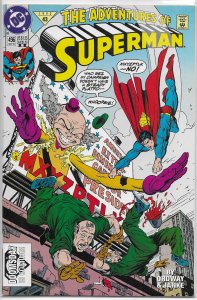 Adventures of Superman   vol. 1   #496 (2nd print) VF