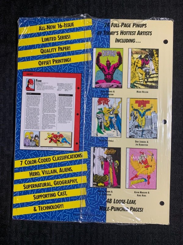 1990 WHO'S WHO IN THE DC UNIVERSE #2 SEALED Flash Cover