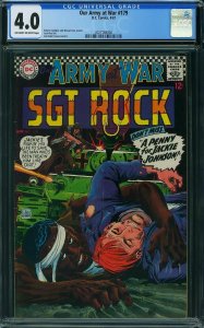Our Army at War #179 (1967) CGC 4.0 VG