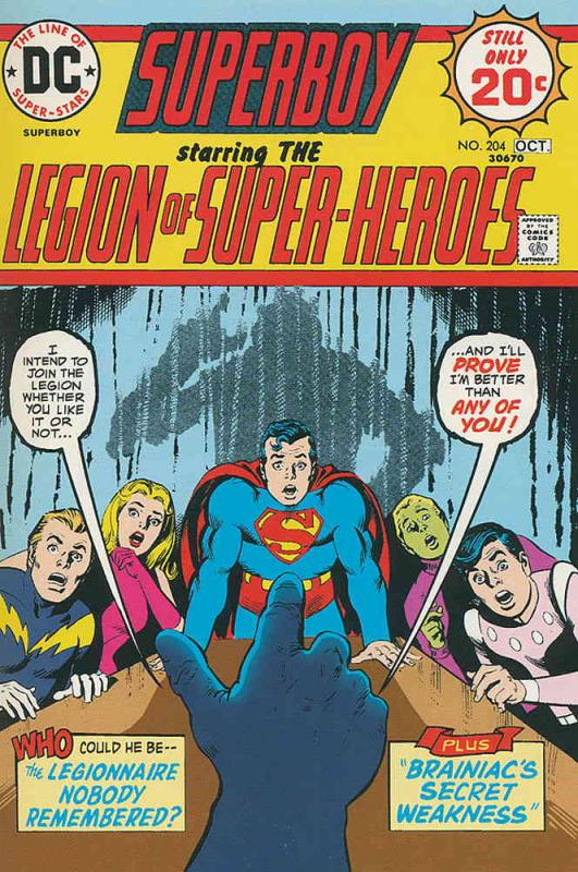 Superboy (1st Series) #204 VG ; DC | low grade comic Legion of Super-Heroes