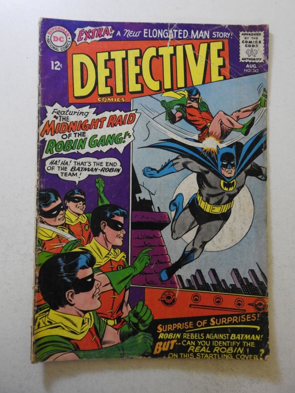 Detective Comics #342 (1965) GD Condition see desc