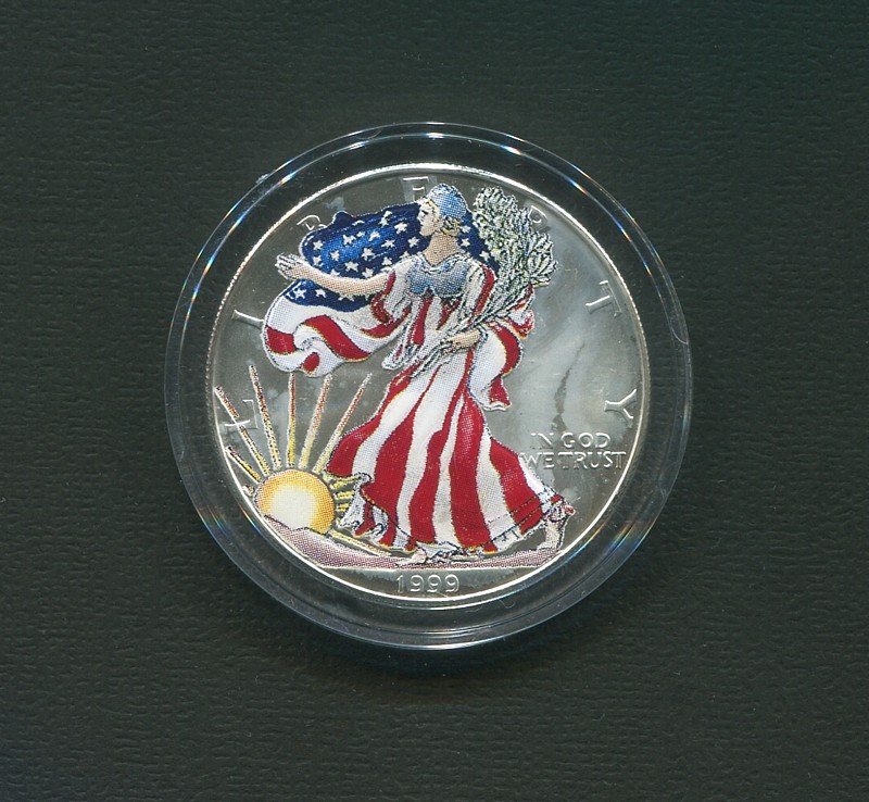 1999 Full Color American Silver Eagle