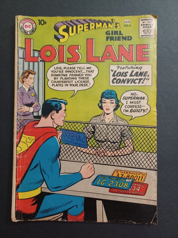 Superman's Girlfriend Lois Lane #6 - 1959 - GD/VG