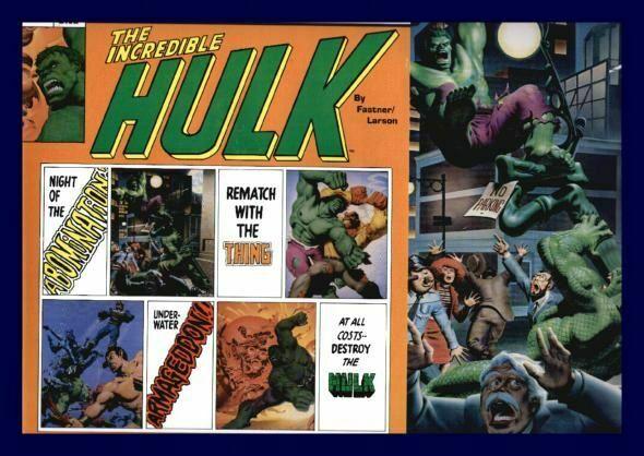 FASTNER/LARSON Hulk Portfolio Set One 1980 classic bronze era still sealed