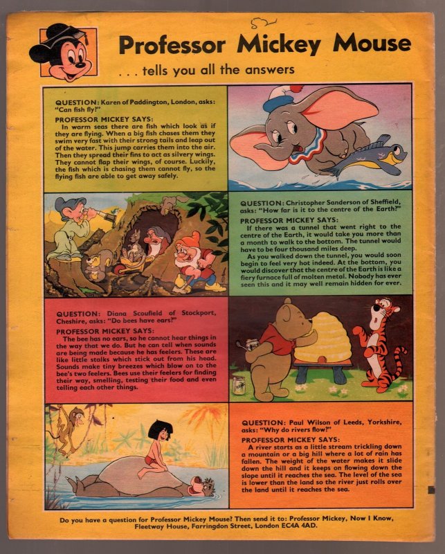 Walt Disney's Now I Know #19 1973-U.K.-Snow White-G