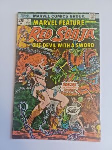 Marvel Feature #3 - Red Sonja - Frank Thorne - Marvel - 1976 - VG