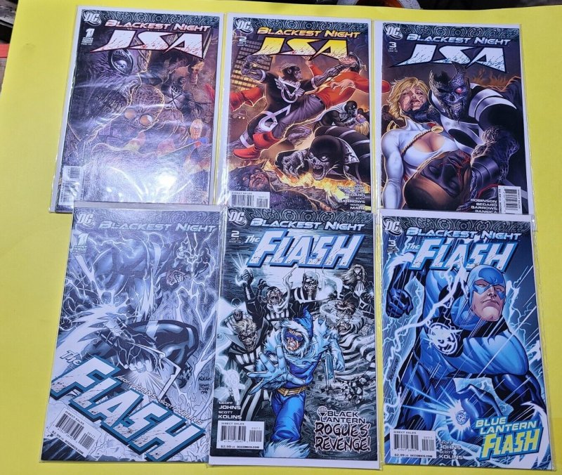 Blackest Night 1-9 Green Lantern 39-52, Corps 37-47, All 3-parters Near Complete