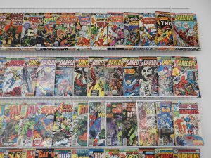 Huge Lot 170+ Silver/Bronze Comics W/ Hulk, Daredevil, Iron Man, +More! See desc