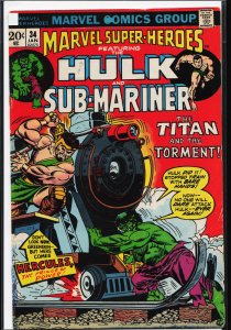 Marvel Super-Heroes #34 (1973) Hercules