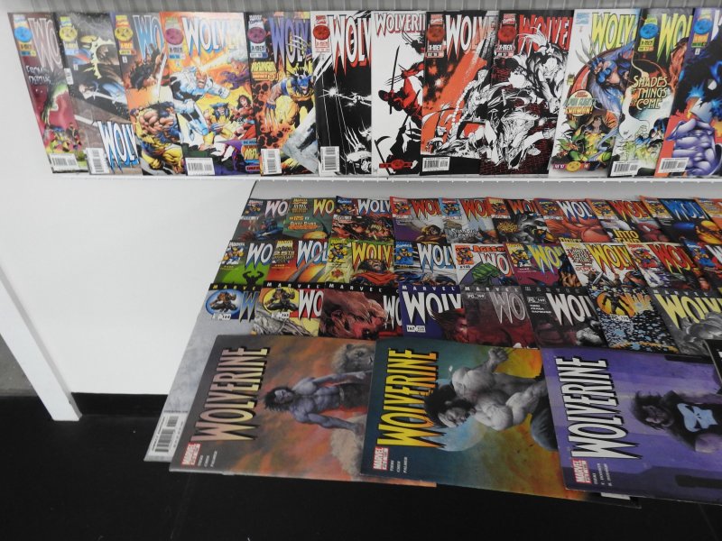 Huge Lot of 180+ Comics W/ All Wolverine! Avg. FN- Condition!