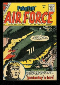 FIGHTIN' AIR FORCE #22 1960-CHARLTON WAR COMIC-GLANZMAN VF