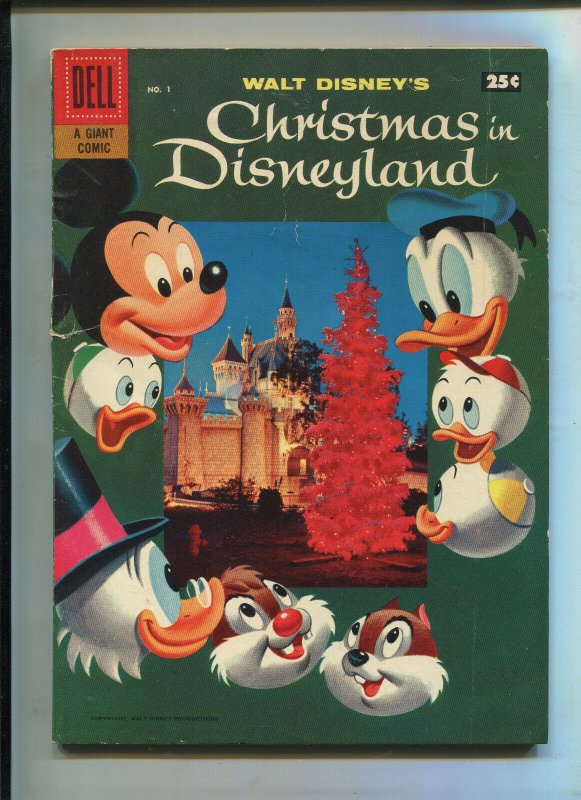 Dell Giant Walt Disney's Christmas in Disneyland#1 (4.5) | Comic Books ...