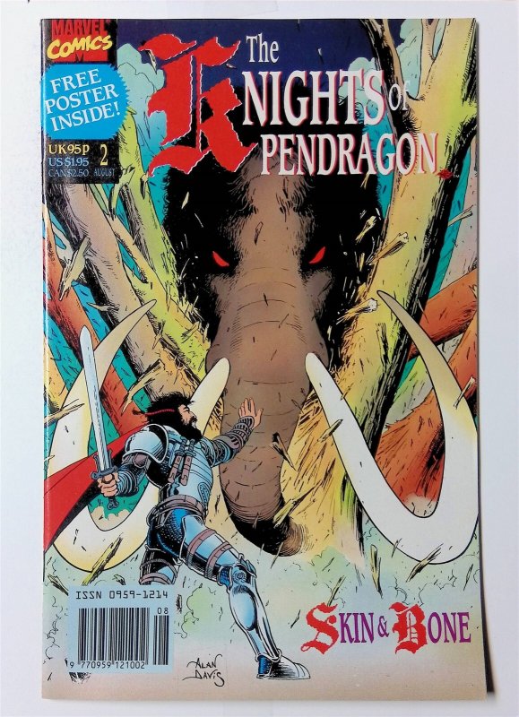 Knights of Pendragon, The (1st Series) #2 (Aug 1990, Marvel UK) 7.0 FN/VF
