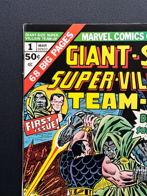 Giant-Size Super-Villain Team-Up #1 (1975) - [KEY] Dr. Doom & SM Team-Up VF+