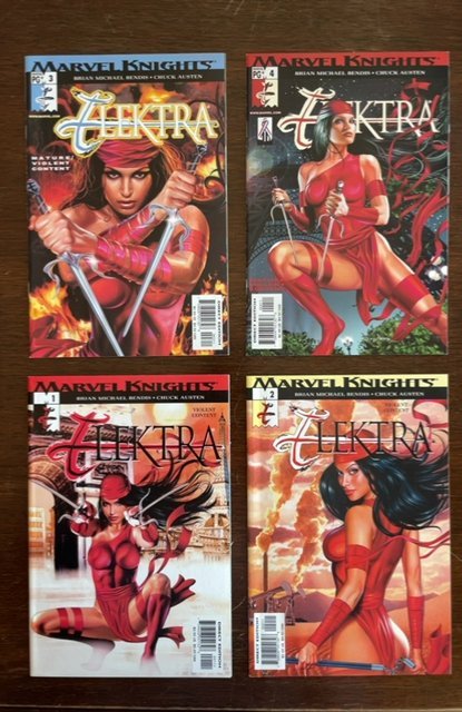 Elektra #1 - #4 set (2001)