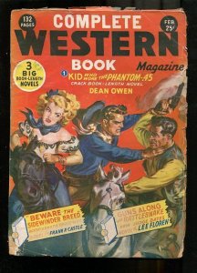 PULP:  COMPLETE WESTERN PULP-1950-FEB-FRANK P CASTLE-SAUNDERS! G