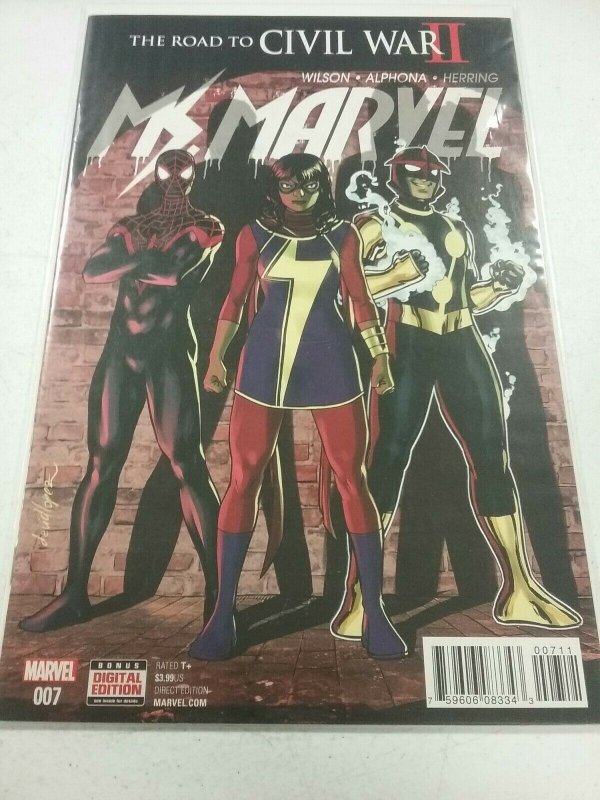 Ms. Marvel #7 (2016) Road To Civil War II Crossover Cover - VF/NM NW58x1
