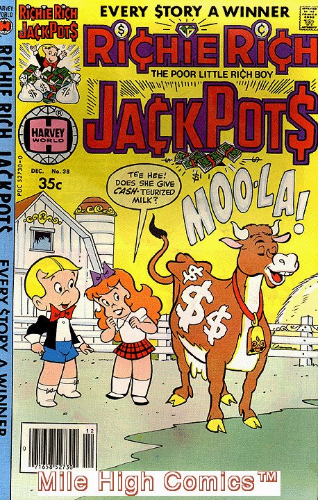 RICHIE RICH JACKPOTS (1972 Series) #38 Near Mint Comics Book