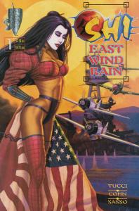Shi: East Wind Rain #1 FN ; Crusade | American Flag Cover
