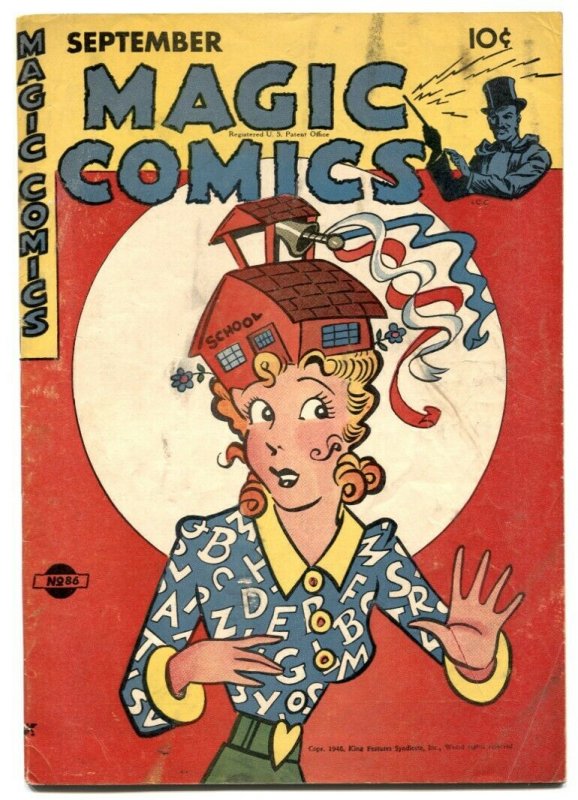 Magic Comics #86 1946- Popeye- Blondie cover VG