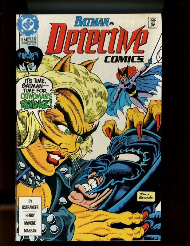 Detective Comics #624 - Dick Sprang, Anthony Tollin Cover Art. (9.2 OB) 1990