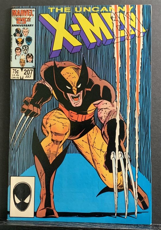 The Uncanny X-Men #207 (1986) Classic John Romita Jr. Wolverine Cover
