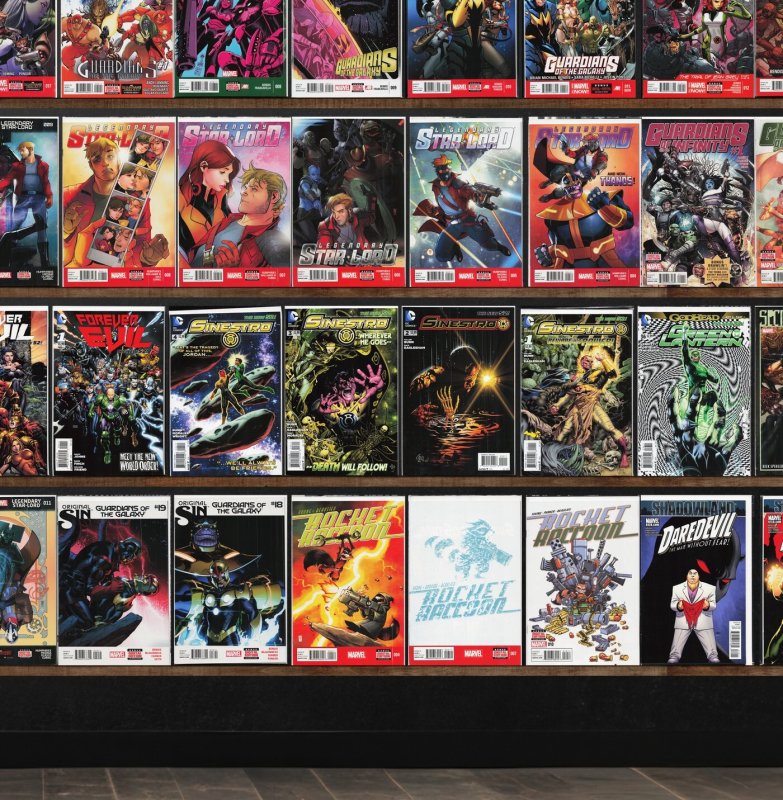 Huge Lot 140+ Comics with Captain America, Legendary Star Lord & More!