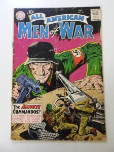 All-American Men of War #74 (1959) GD condition rusty staples