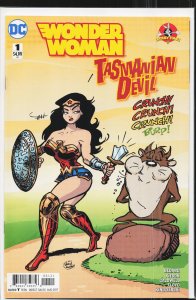 Wonder Woman/Tasmanian Devil Special Variant Cover (2017) Tasmanian Devil
