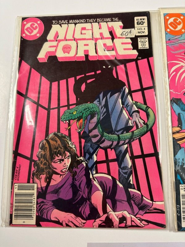 2 Night Force DC Comic Book # 4 7 Superman Flash Batman  18 CT4