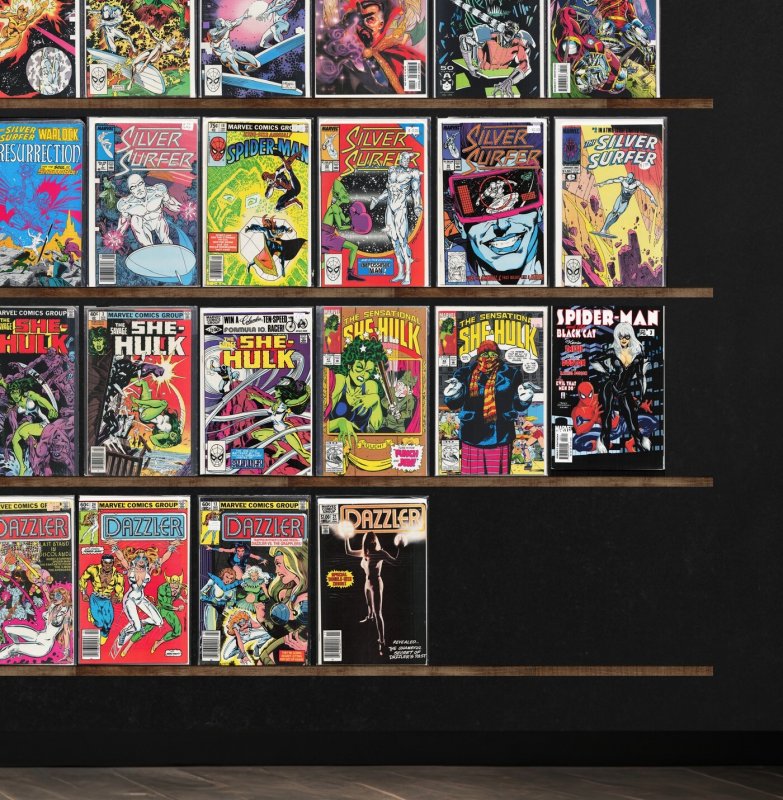 Huge Lot 150+ Comics with Deathlok, Silver Surfer & More!