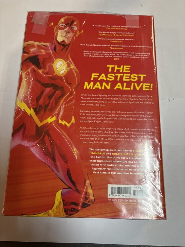 Flash by Francis Manapul and Brian Buccellato DC Comics Omnibus (Not Sealed) HC