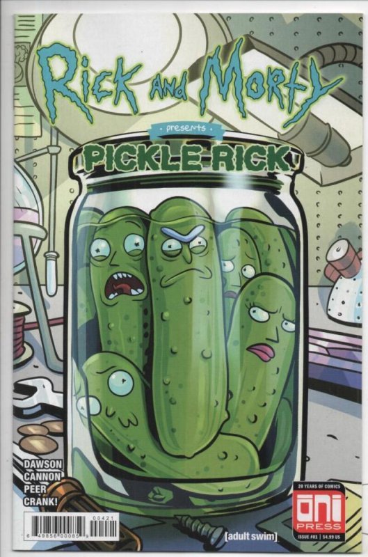 RICK and MORTY PICKLE RICK #1, NM, Grandpa, Oni Press, from Cartoon 2018