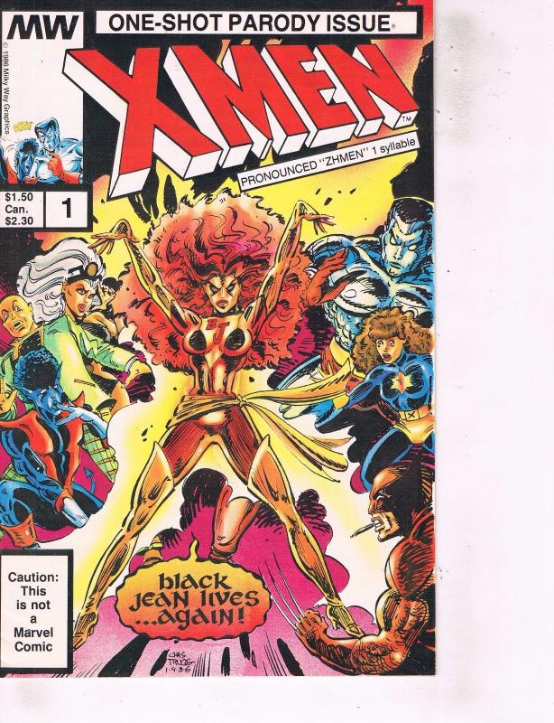 Lot Of 2 Comic Books Marvel X Men Parody #1 and X Factor #50  ON8