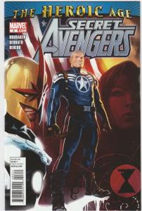 6 Secret Avengers Marvel Comics # 1 2 3 4 5 6 Captain America Black Widow LH7