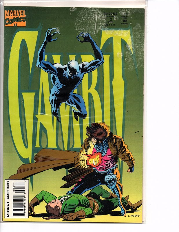 Marvel Comics Gambit (Vol. 1) #3 Lee Weeks Cover and Art (fading on front cover)