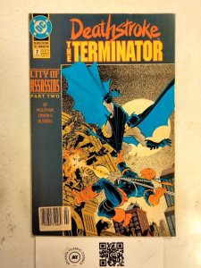 Deathstroke The Terminator #7 VF- DC Comics comic book 17 JW47