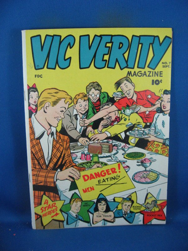 VIC VERITY MAGAZINE 7 F VF BECK 1946