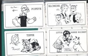 Newspaper Comic Strip Character Exhibit Card Set 1949-40 card set-King of the... 