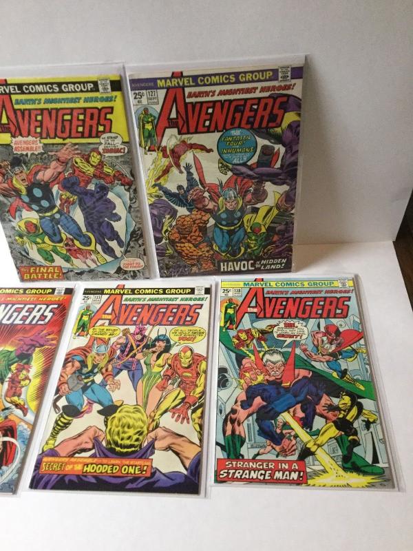 The Avengers 122 127 129 133 138 8.0 Vf Very Fine Or Better A21