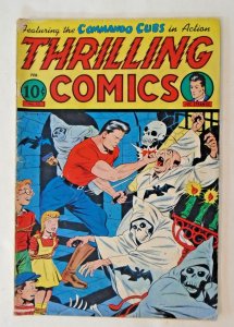 Thrilling Comics (1946) #52vg Classic Schomburg, KKK Bondage Cover, Last Ghost