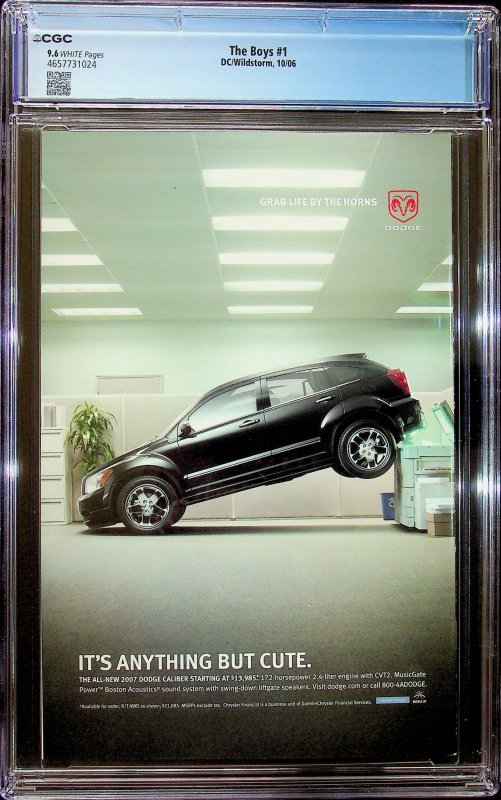 The Boys #1 (2006) - CGC 9.6 - Cert#4657731024