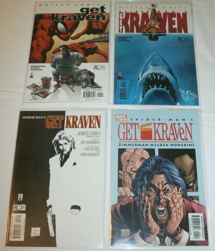 Spider-Man: Get Kraven (2002) #1-4 (set of 4) Jaws, Scarface, Home Alone