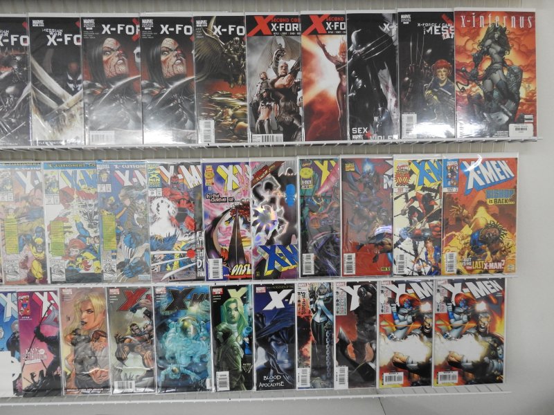 Huge Lot 150+ Comics W/ X-Men, X-Force, Superman, +More! Avg VF+ Condition!